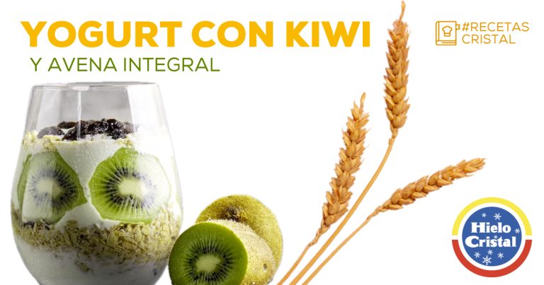 Yogurt con Kiwi y Avena Integral | #RecetasCristal