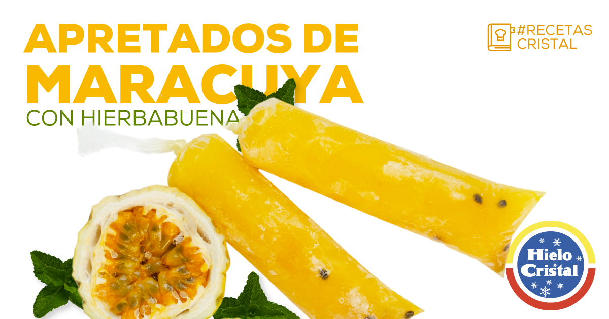 Apretados de Maracuyá con Hierbabuena | #RecetasCristal