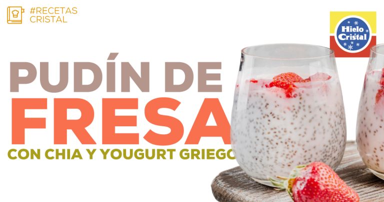 Pudín de Fresa con Chía | #RecetasCristal