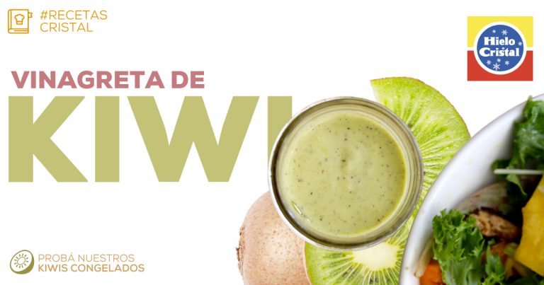 Vinagreta de kiwi: frescura tropical en tu ensalada | #RecetasCristal Costa Rica