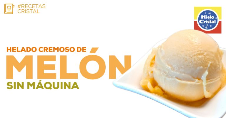 Helado Cremoso de Melón | #RecetasCristal