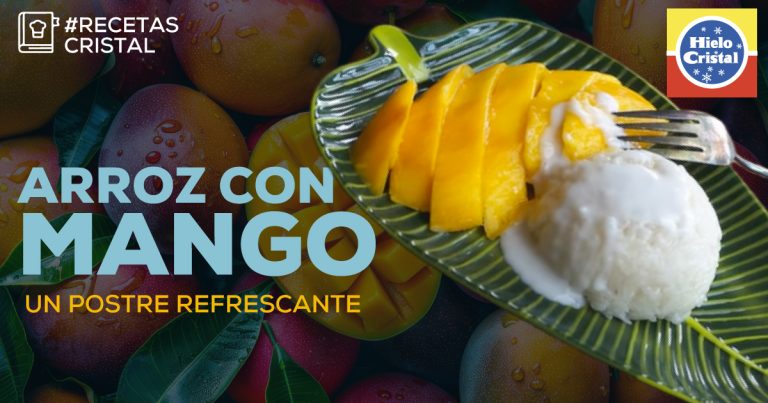 Arroz con Mango, un postre fácil y refrescante | #RecetasCristal