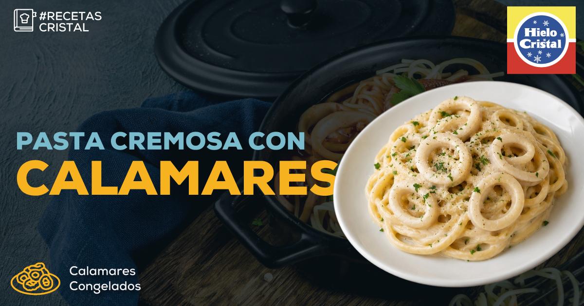 Pasta Cremosa con Calamares | #RecetasCristal